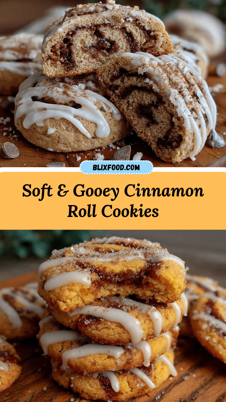 soft cinnamon roll cookies recipe