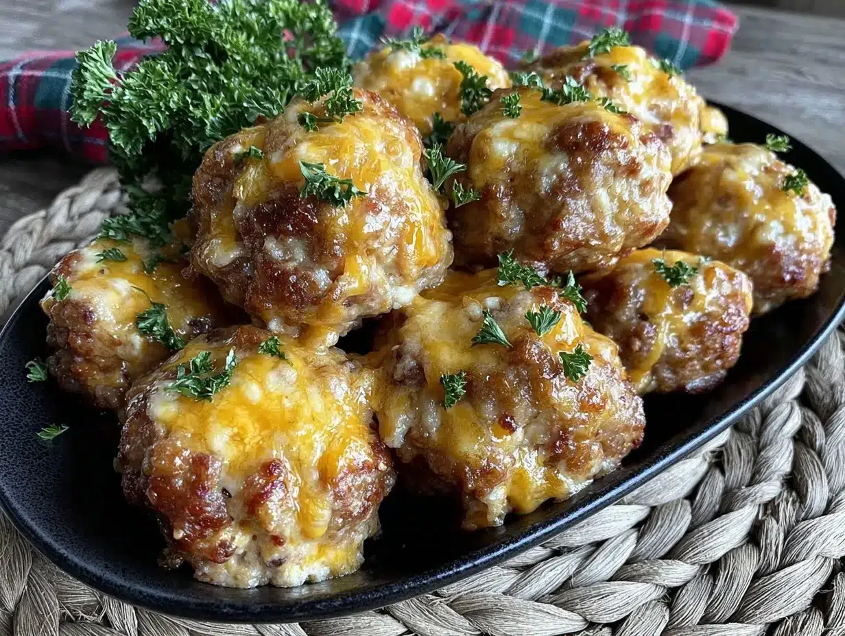 stuffing sausage balls preparation steps