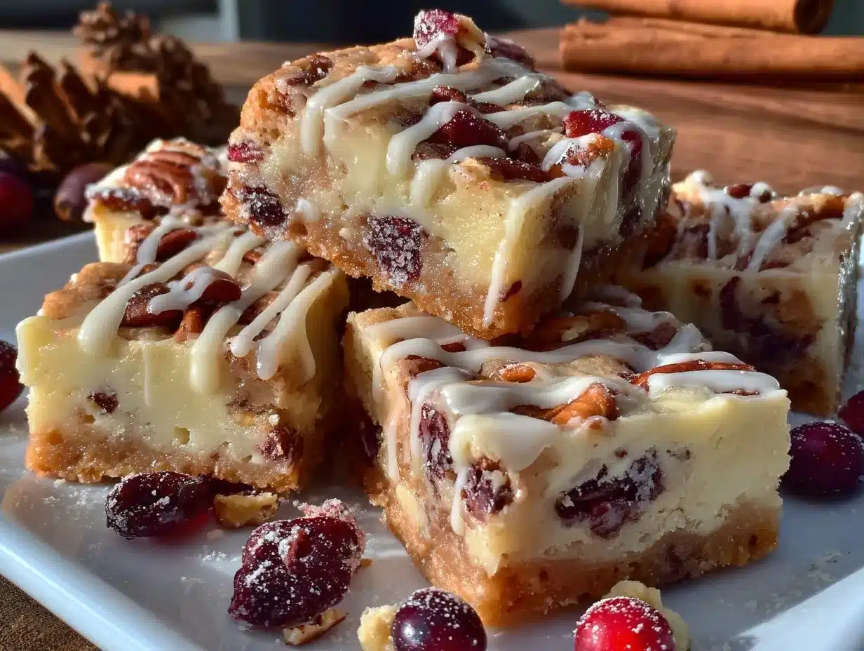 White Chocolate Cranberry Pecan Cookie Bars preparation steps