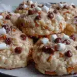 white chocolate smores cookies - featured image