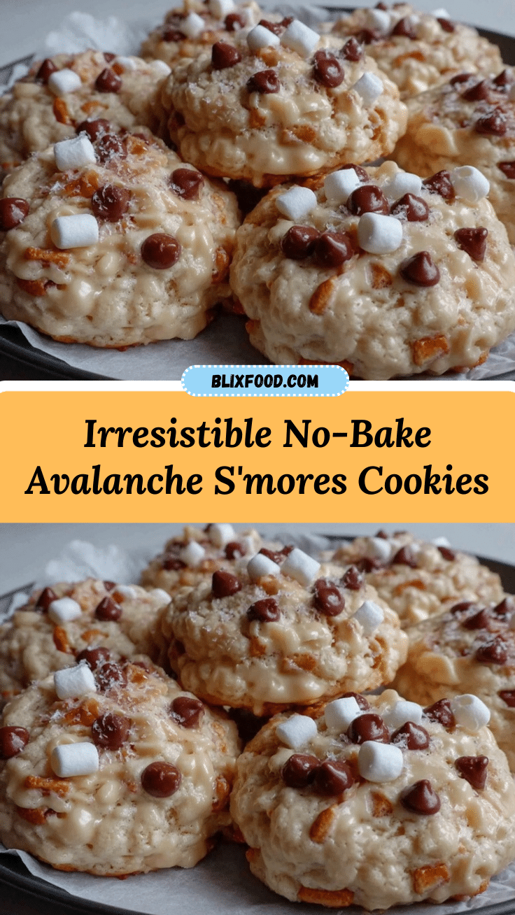 white chocolate smores cookies recipe