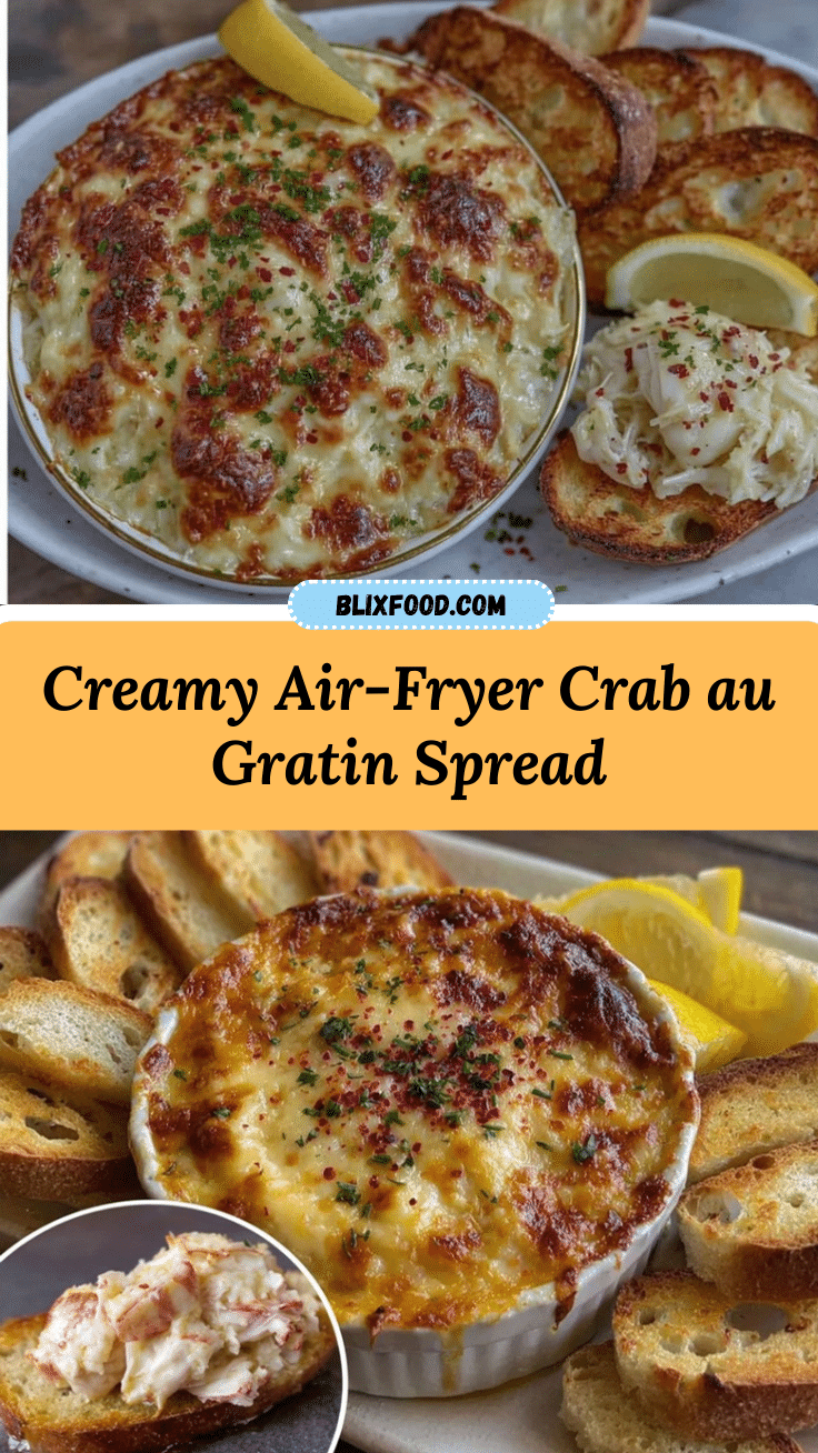 Air-Fryer Crab au Gratin Spread recipe