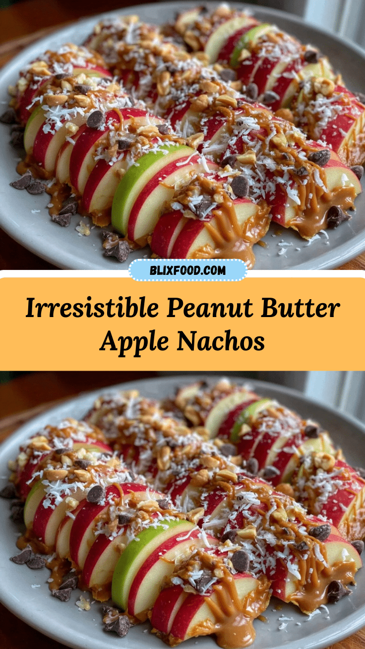 apple nachos with peanut butter recipe