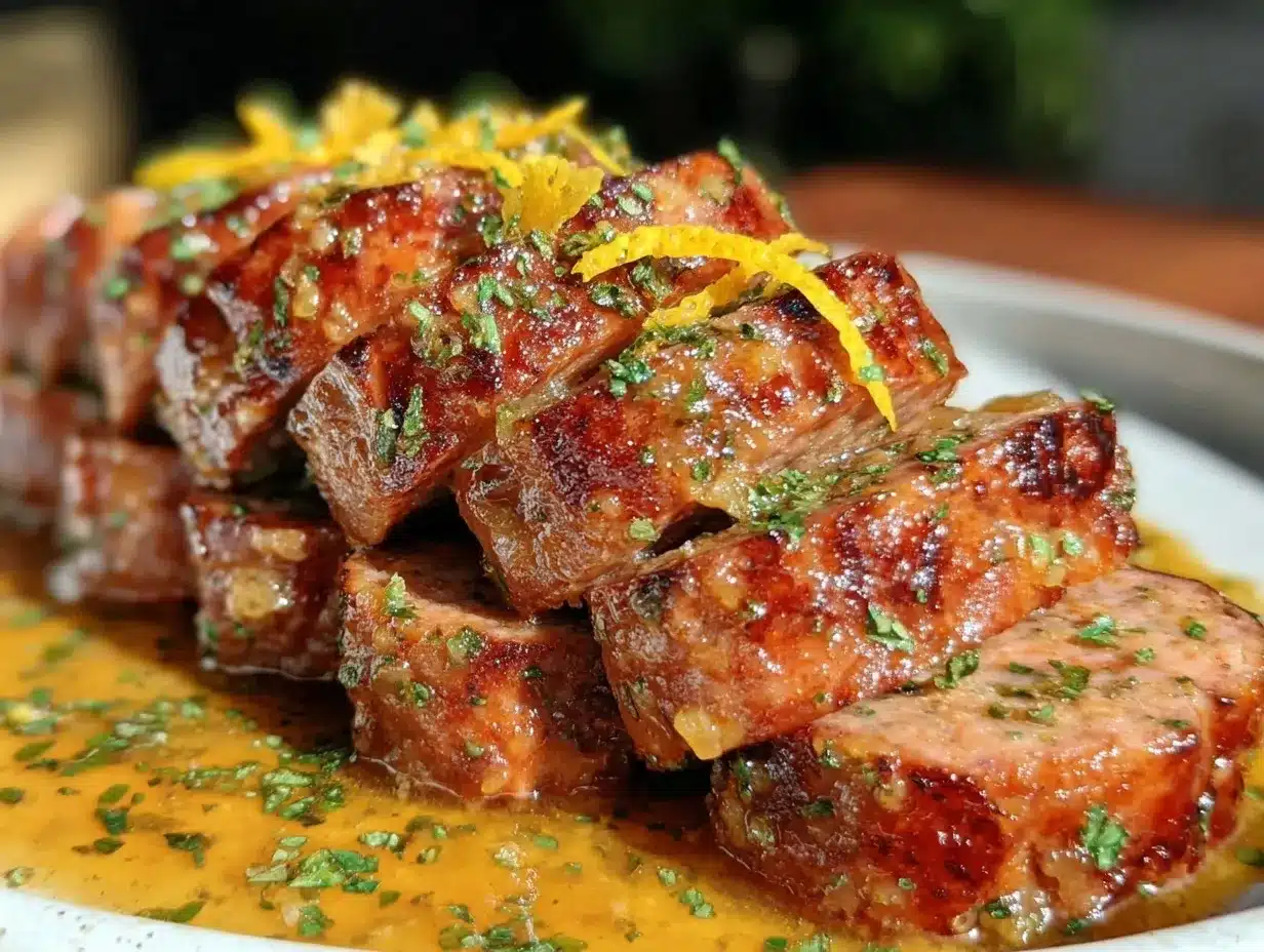 apricot kielbasa slices preparation steps