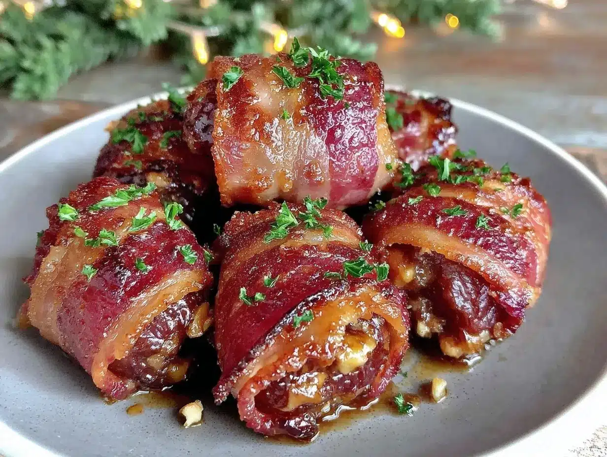bacon-wrapped dates preparation steps