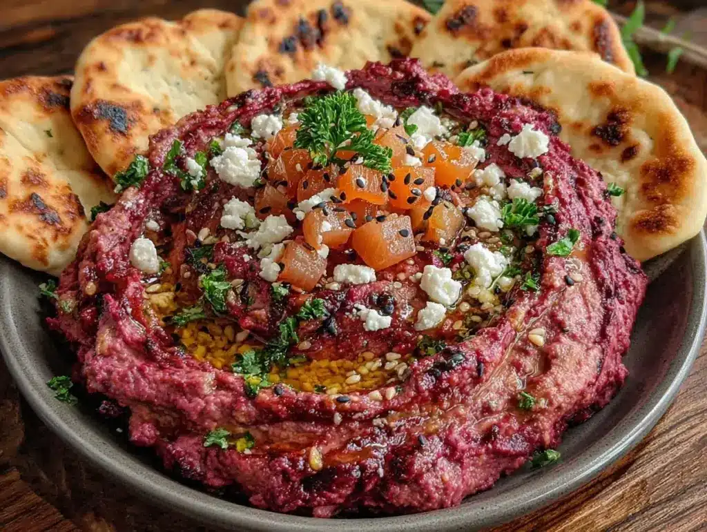 beet hummus - featured image