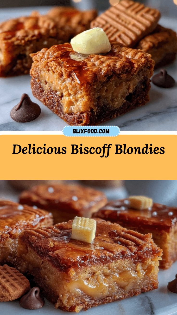 Biscoff blondies recipe recipe