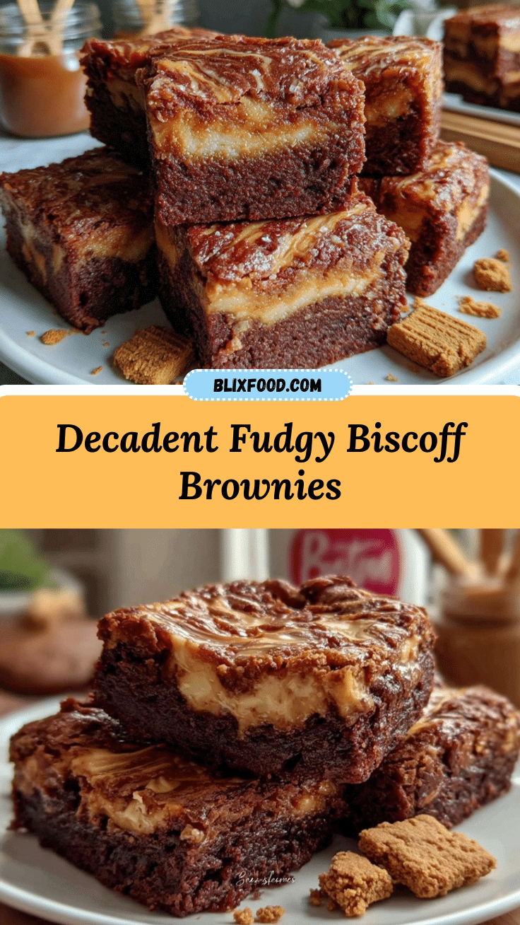 Biscoff brownies recipe