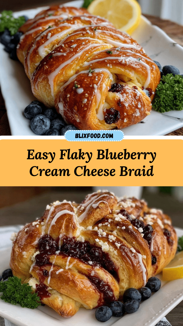 blueberry cream cheese pastry braid recipe