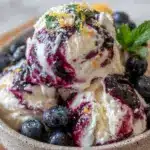 blueberry lemon ice cream - featured image