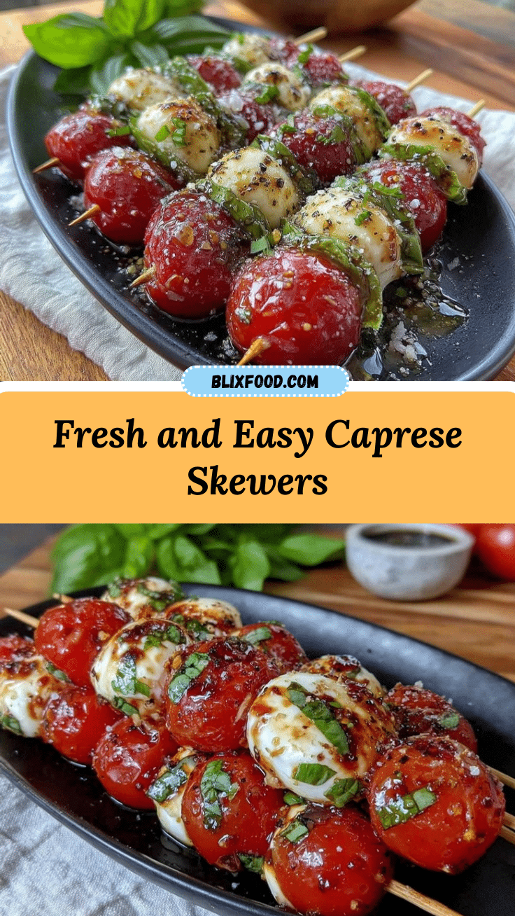 Caprese Skewers recipe