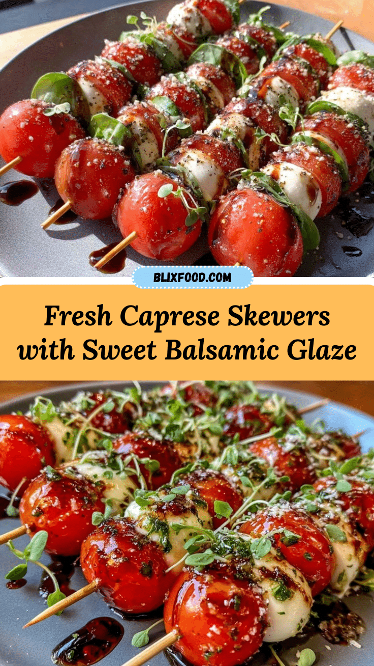 Caprese Skewers recipe