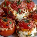 cheese-stuffed cherry tomatoes - featured image