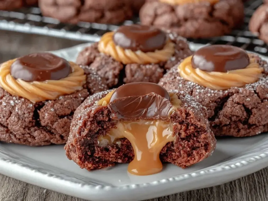 chewy gluten free Buckeye cookies - featured image