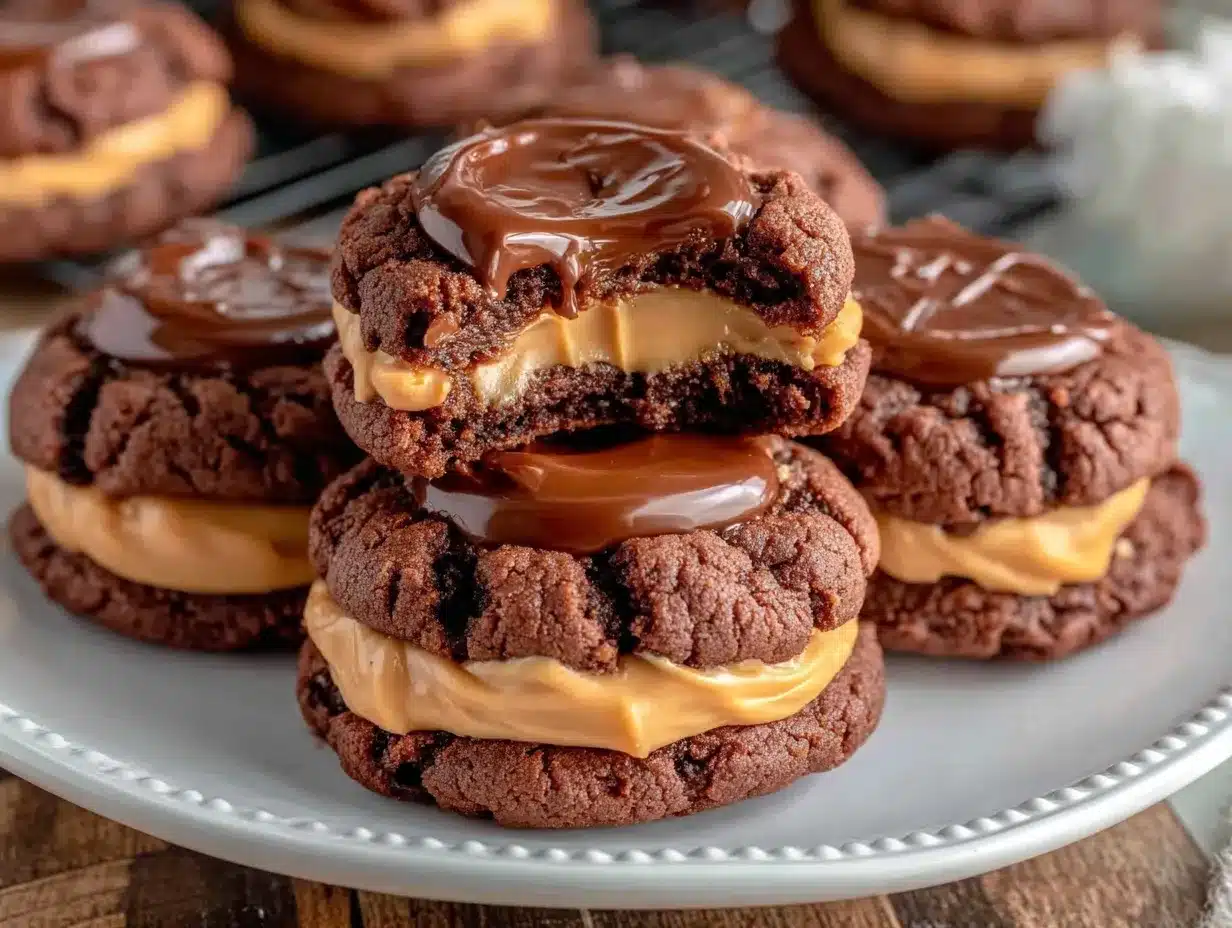 chewy gluten free Buckeye cookies preparation steps