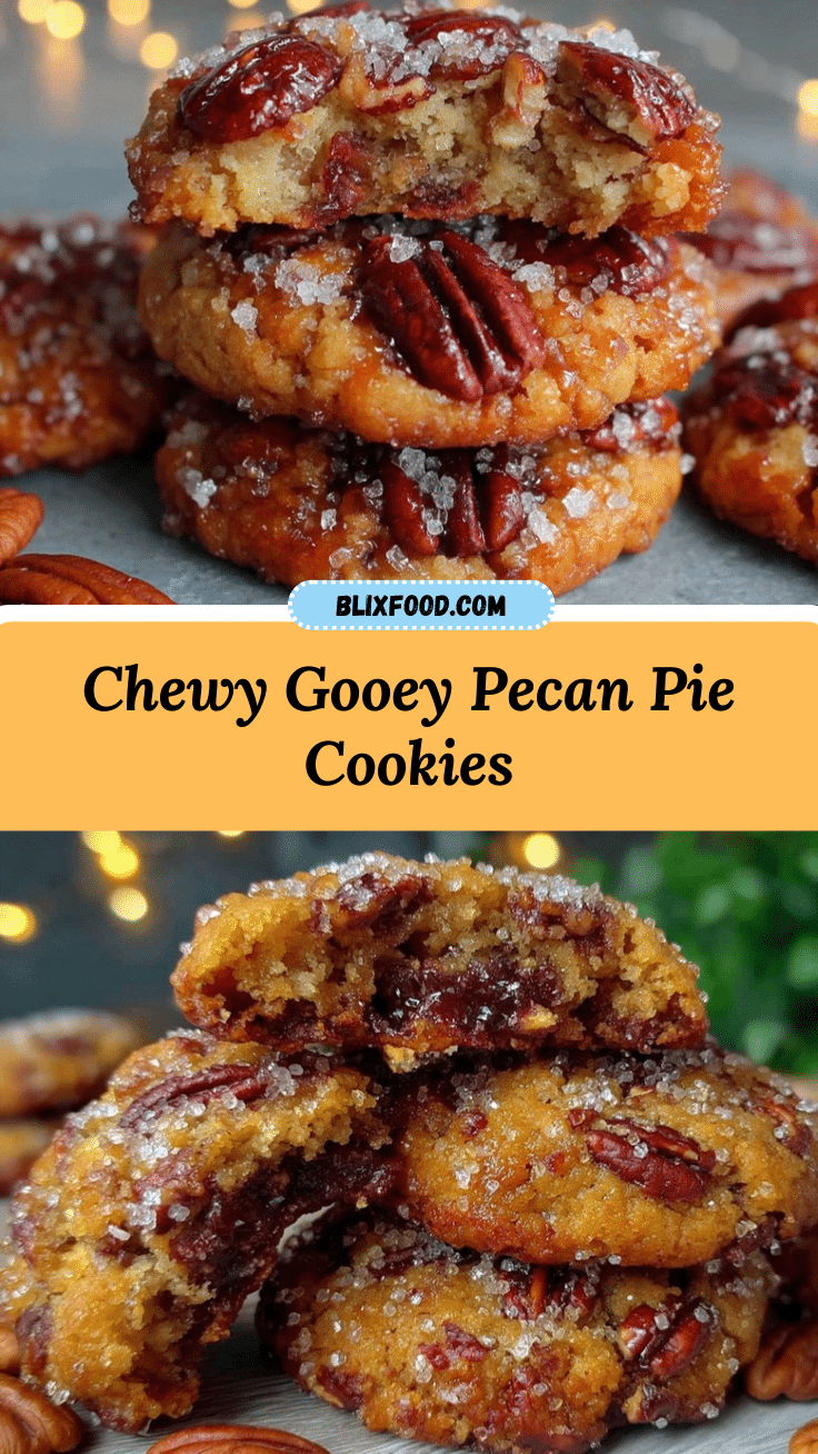 chewy pecan pie cookies recipe