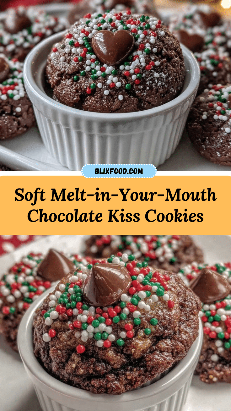 Chocolate Kiss Cookies recipe