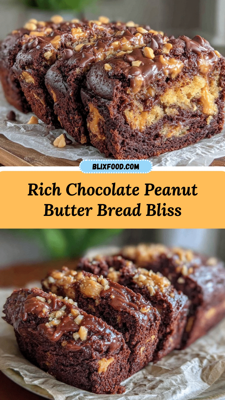 chocolate peanut butter bread recipe