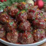 Christmas meatballs - featured image