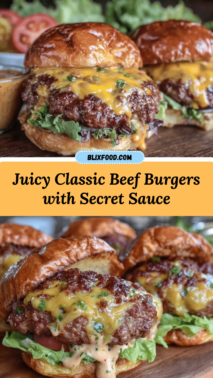 classic beef burgers recipe