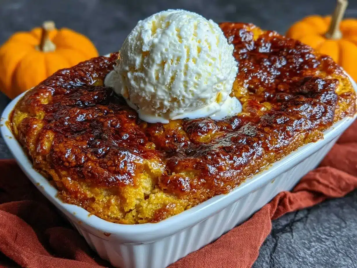 cozy pumpkin cobbler recipe preparation steps