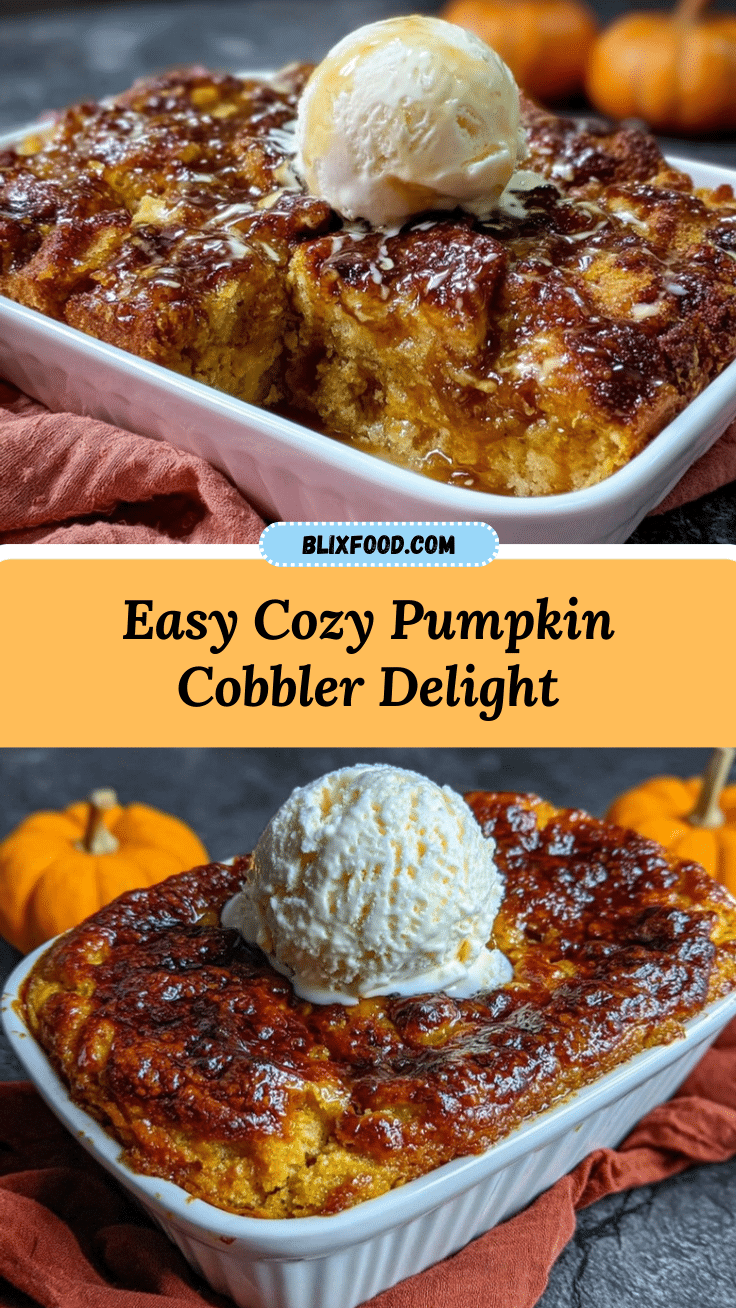 cozy pumpkin cobbler recipe recipe