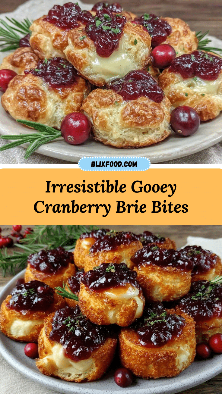 cranberry brie bites recipe