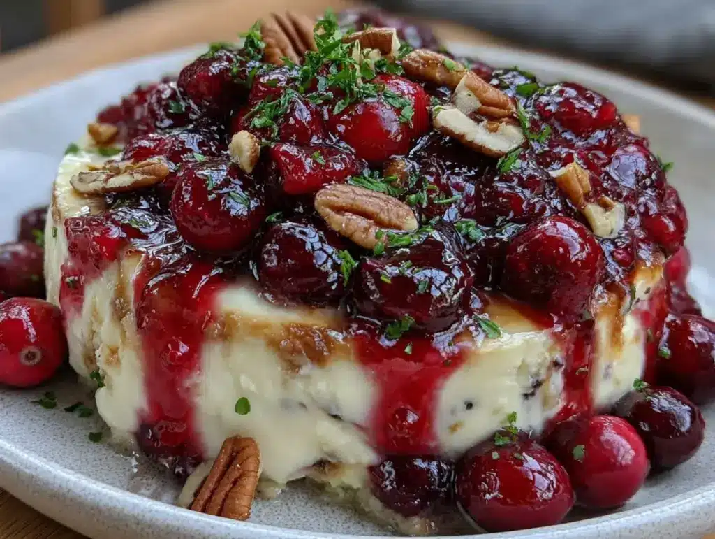 cranberry cream cheese spread - featured image
