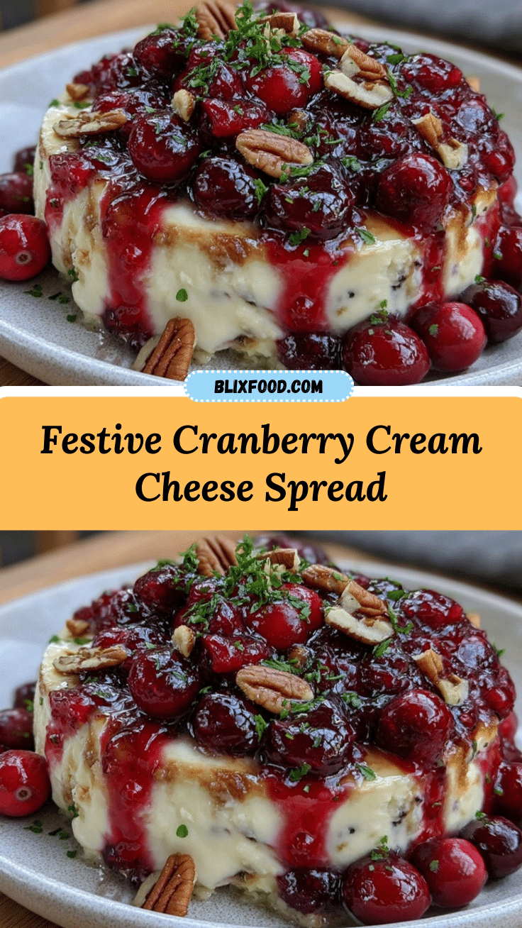 cranberry cream cheese spread recipe