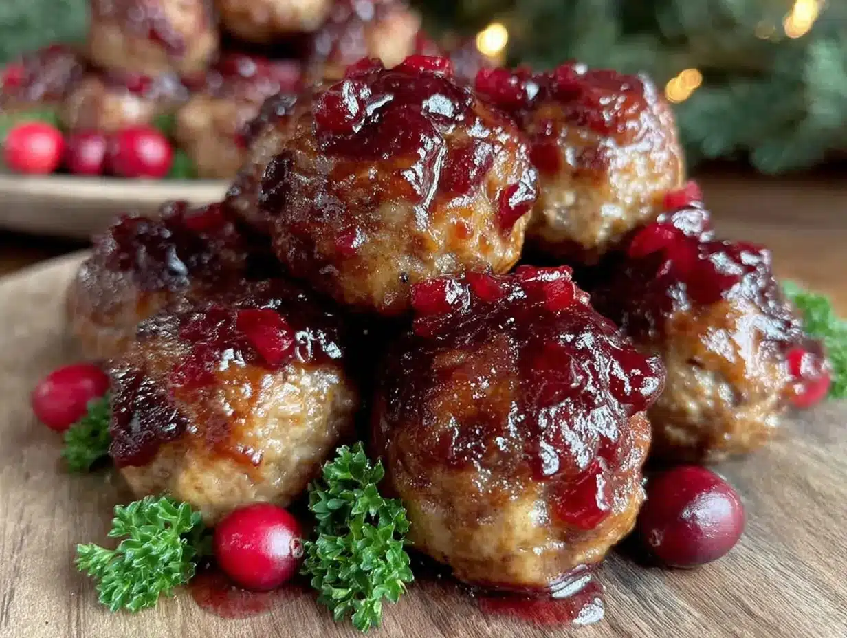 cranberry sauce meatballs preparation steps