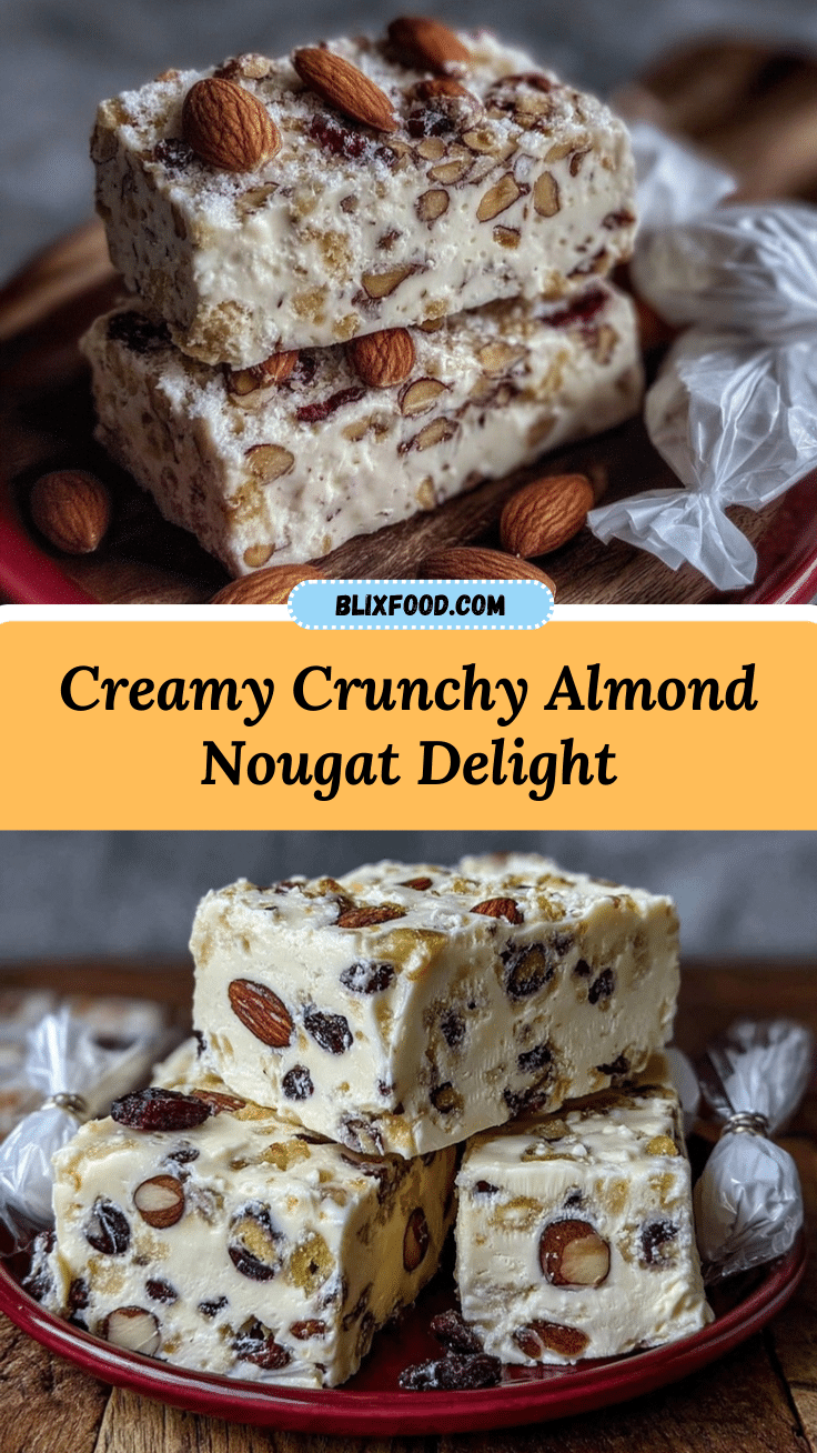 creamy almond nougat recipe recipe