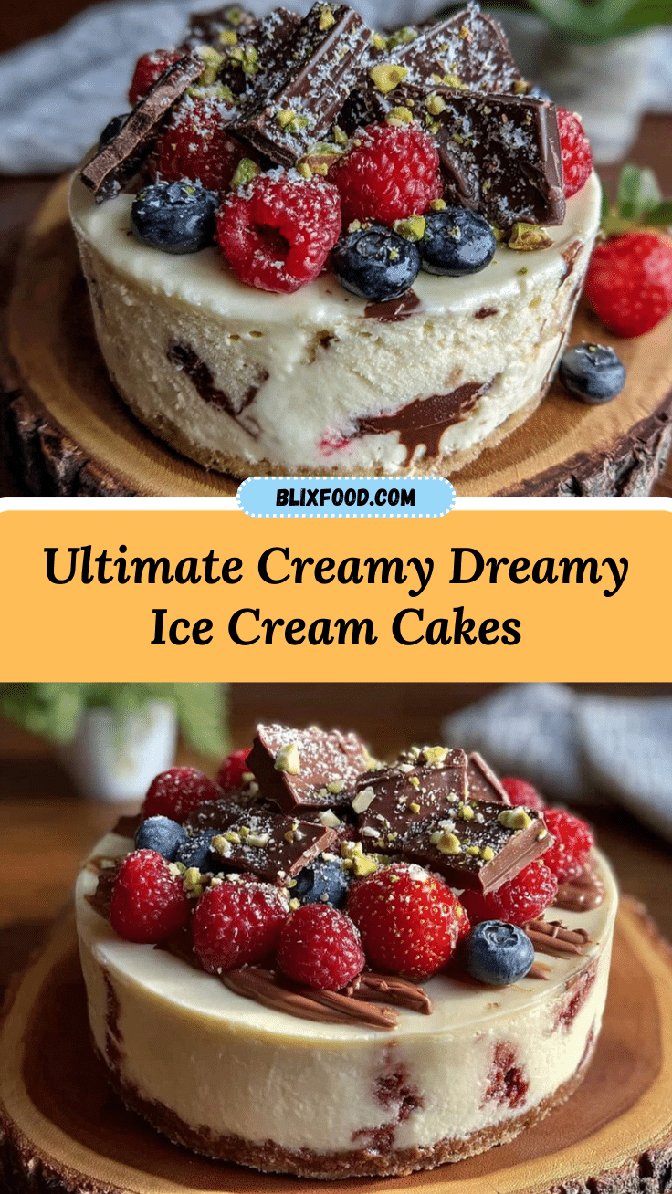 creamy ice cream cakes recipe recipe