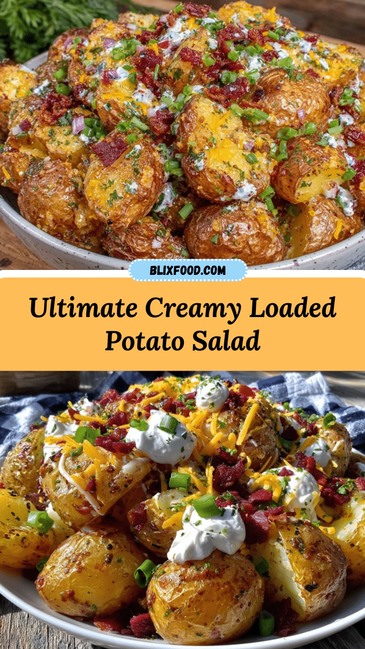 creamy loaded baked potato salad recipe