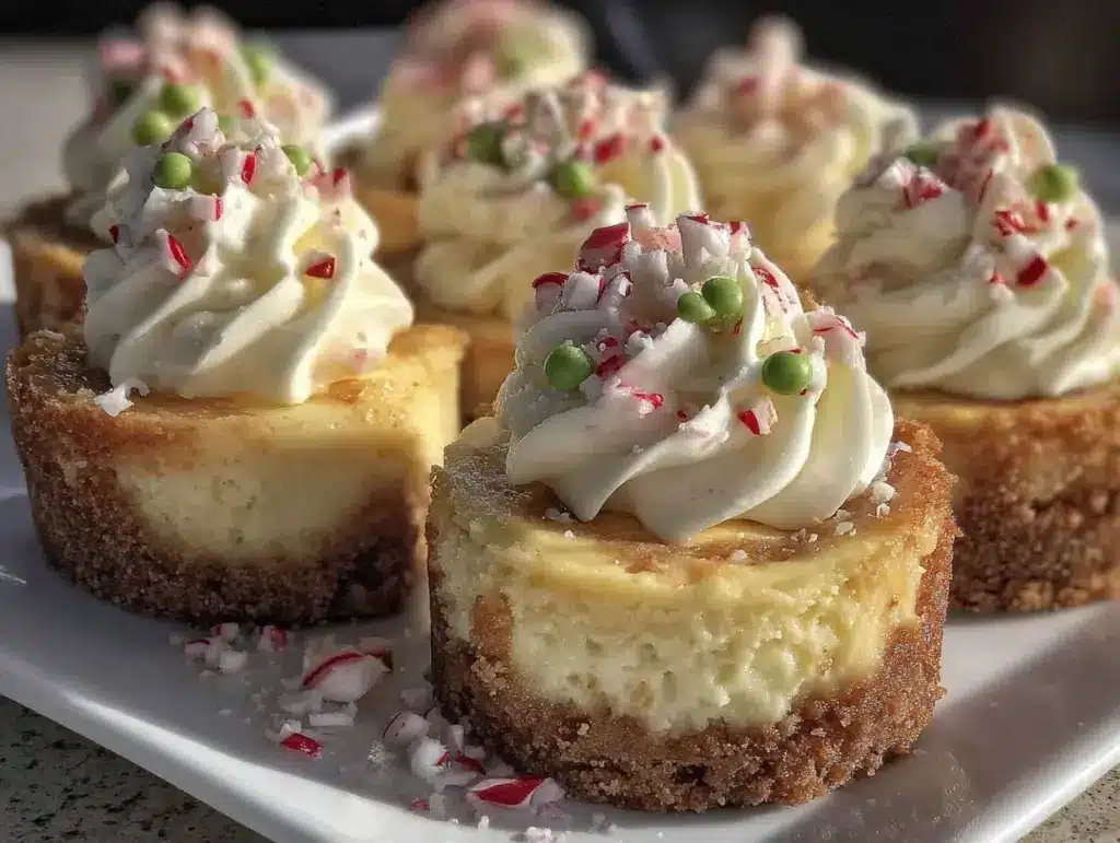 creamy mini cheesecakes - featured image