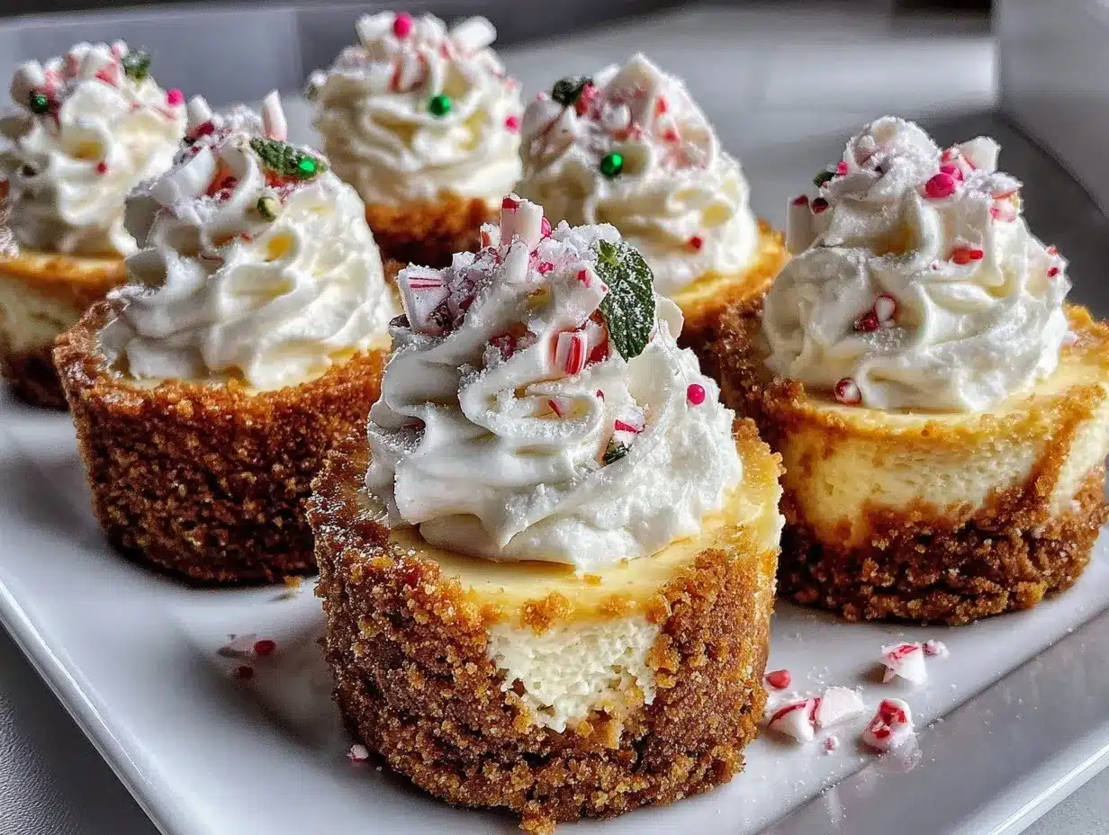 creamy mini cheesecakes preparation steps