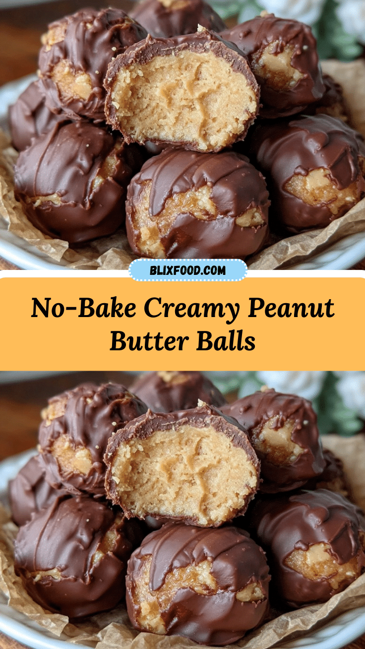 creamy peanut butter balls recipe