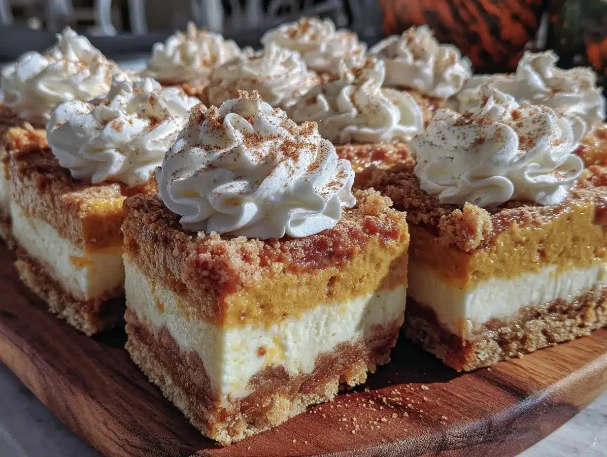creamy pumpkin cheesecake bars preparation steps