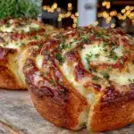 creamy sourdough rolls with cheese - featured image