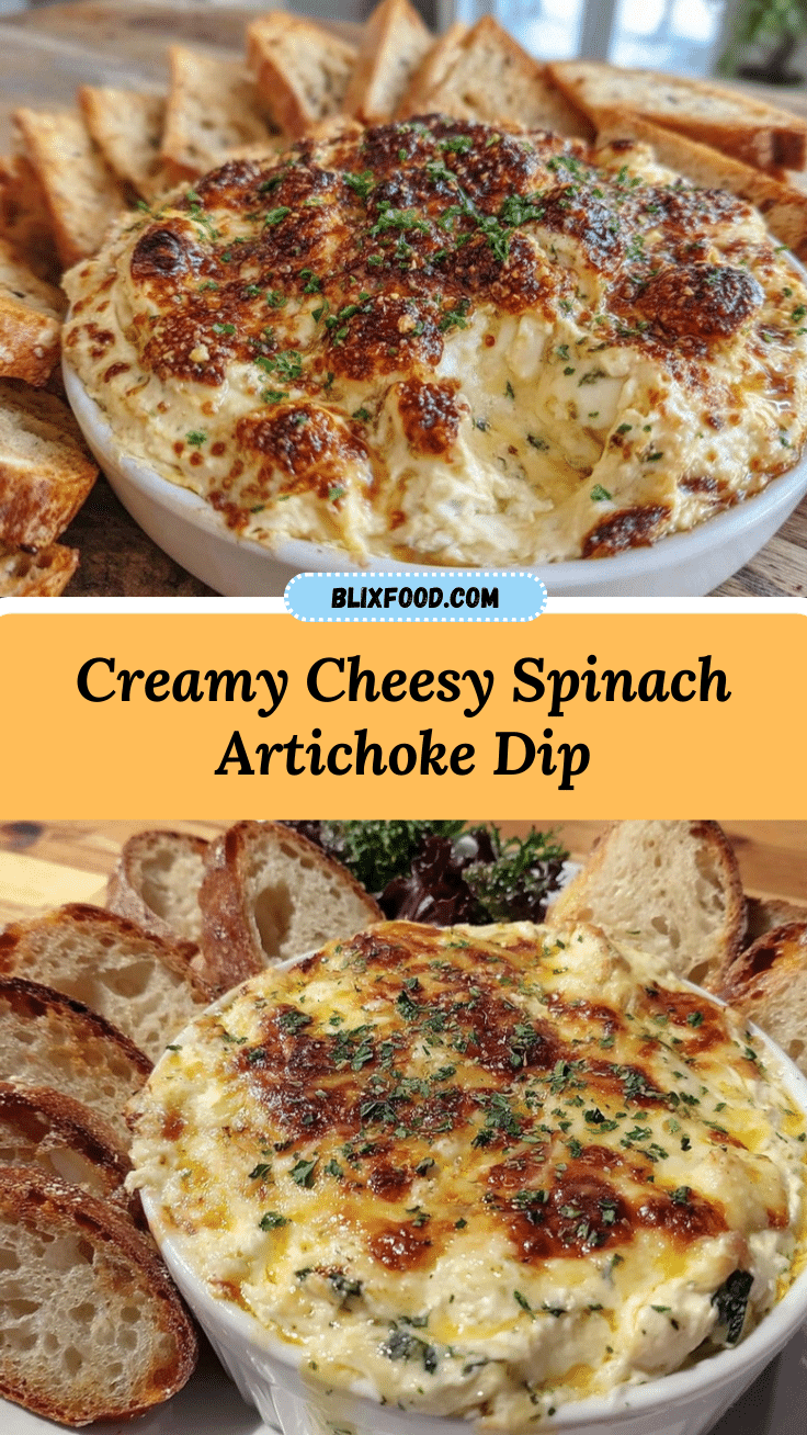 creamy spinach artichoke dip recipe