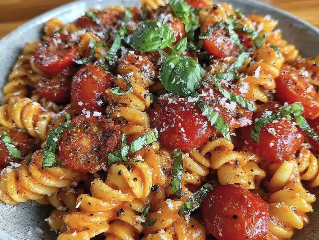 creamy tomato pasta - featured image
