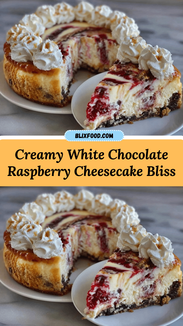 creamy white chocolate raspberry cheesecake recipe