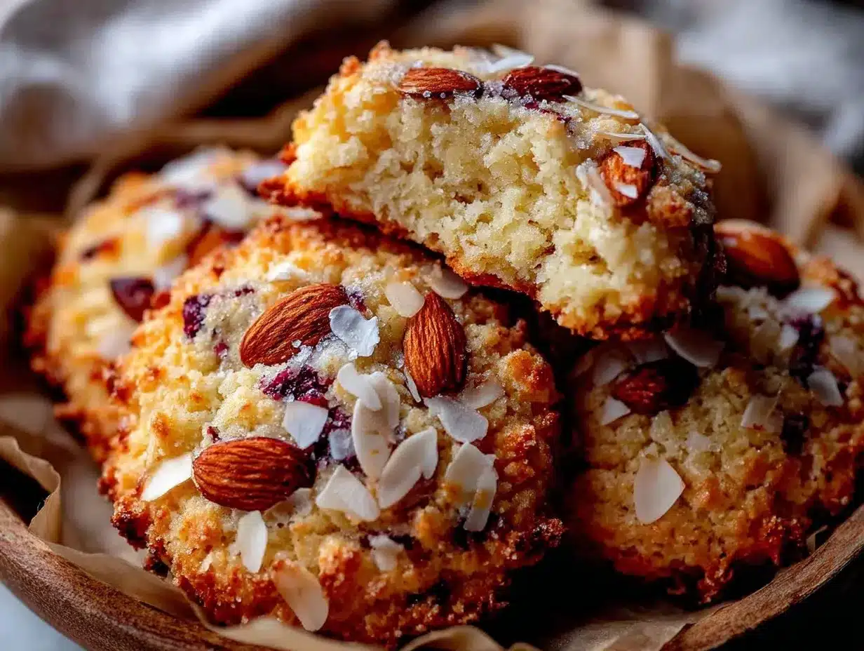 crispy almond cookies preparation steps