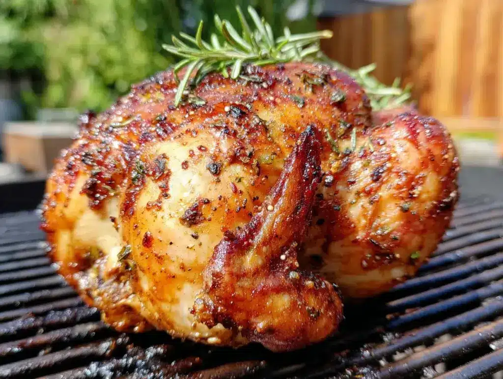crispy beer can chicken - featured image