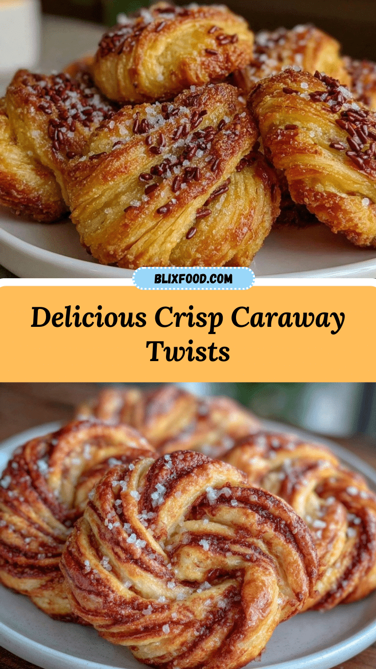 Crispy Caraway Twists recipe