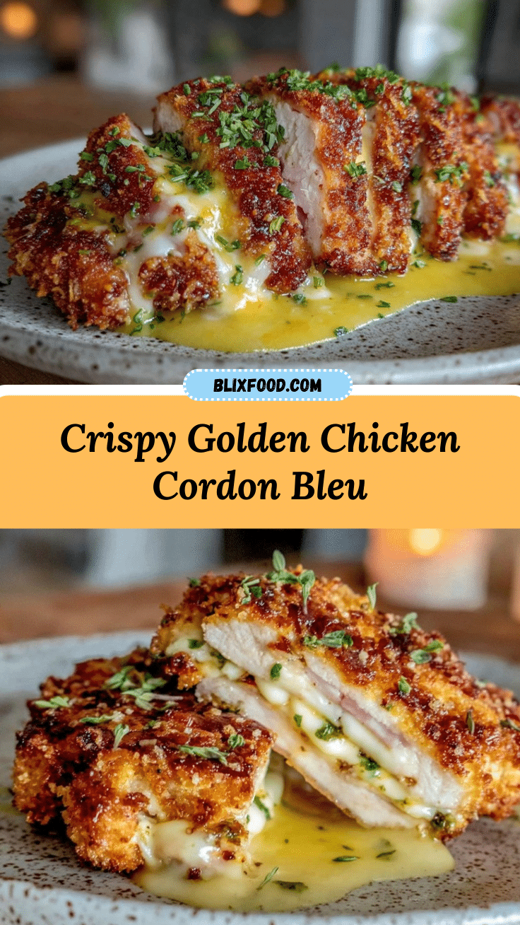 Crispy Chicken Cordon Bleu recipe