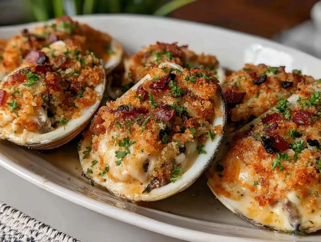 crispy clams casino preparation steps