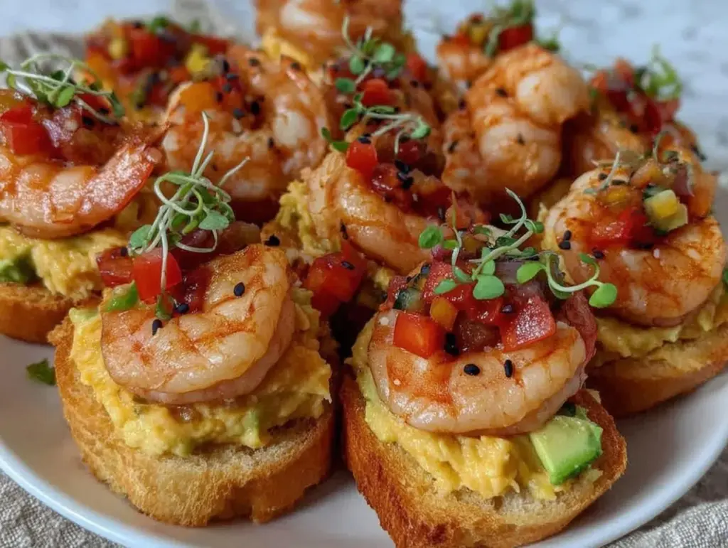 crispy garlic butter shrimp bites - featured image
