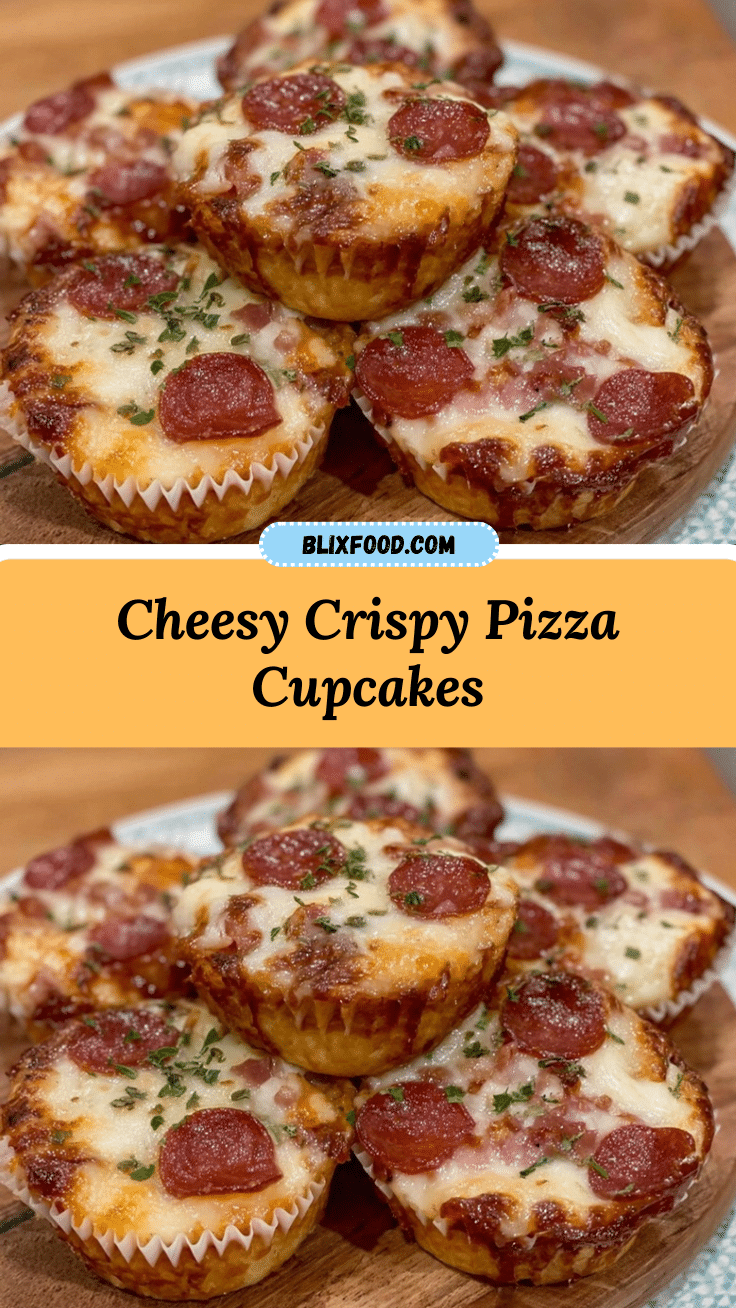crispy pizza cupcakes recipe