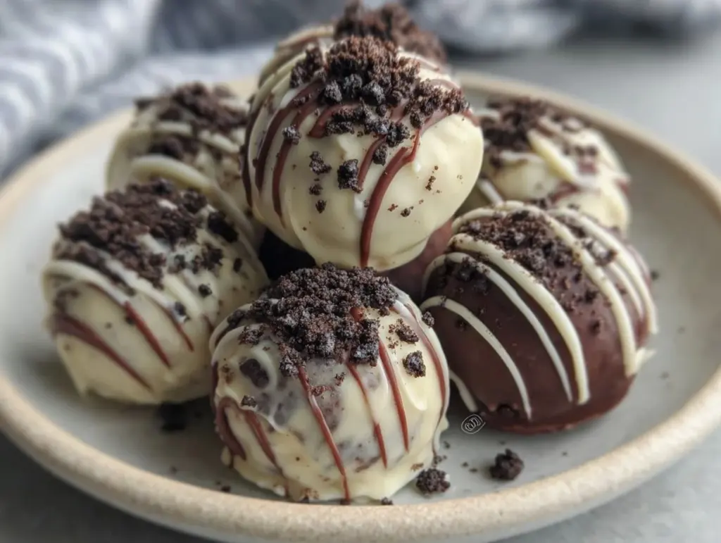 easy no-bake Oreo balls - featured image