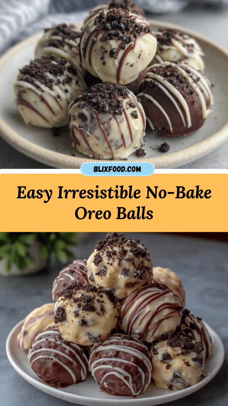 easy no-bake Oreo balls recipe